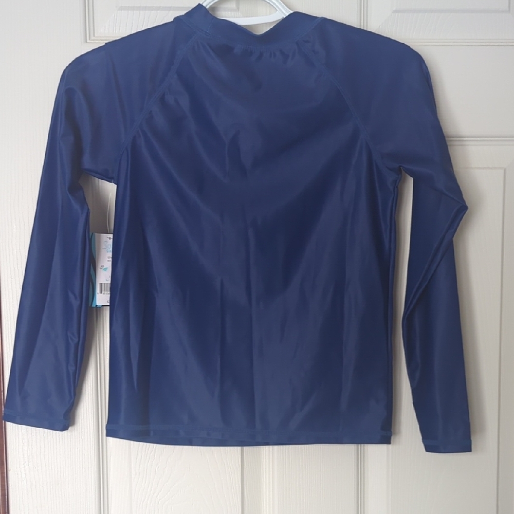 Sol Swim Kids Navy Rashguard - Picture 6 of 7